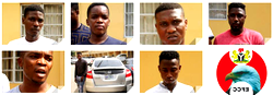 Breaking: EFCC arrests 7  Lagos ‘Yahoo boys’, seizes 2 cars, 7 laptops, 6 phones