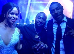 Davido delivers surprise performance at Idris Elba’s wedding