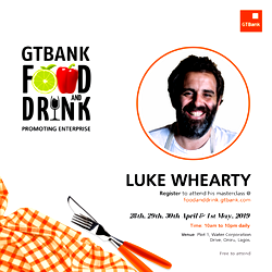 Fifteen Masterclass Facilitators announced for the GTBank Food and Drink Festival