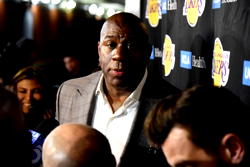 Magic Johnson steps down as Los Angeles Lakers chief