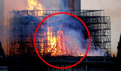 I saw Jesus in Notre Dame Cathedral flames, woman recounts