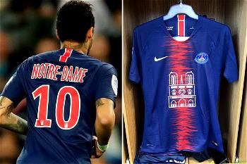 PSG’s Notre Dame shirts sell out in 30 minutes