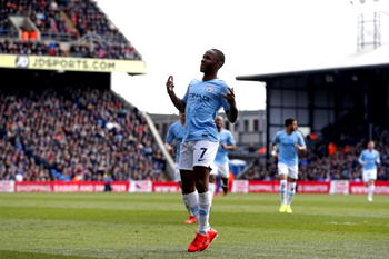 Sterling double takes Man City top once more