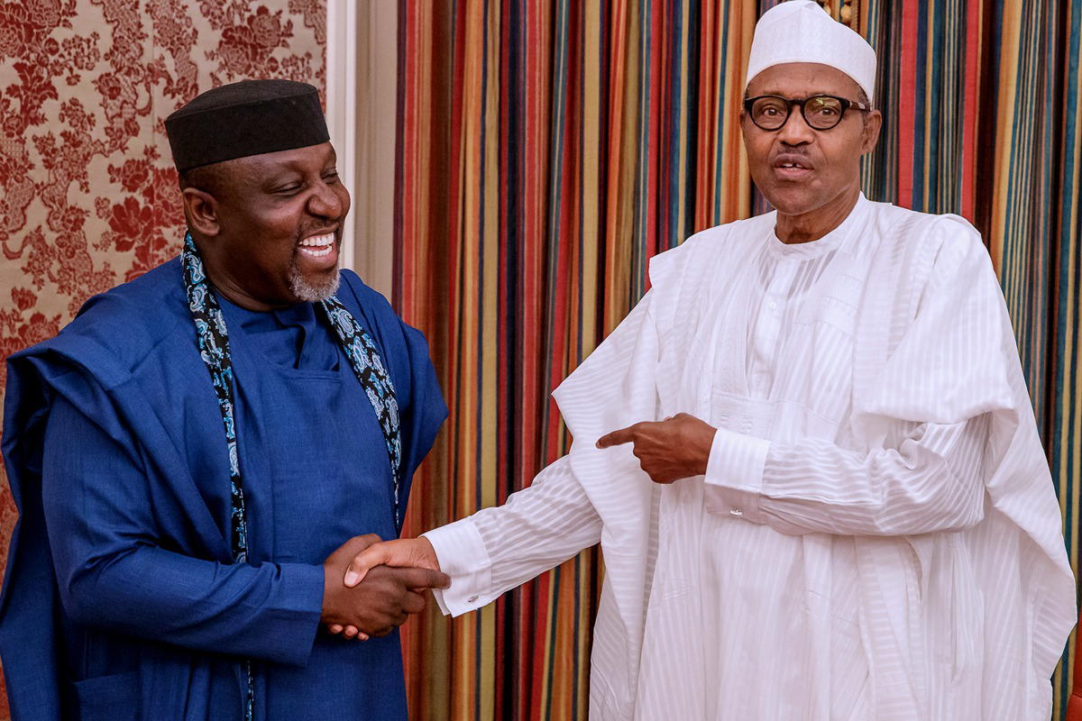 Okorocha speaks on his Certificate of Return after meeting with Buhari ...