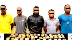 5 Nigerians rob  Bureau de Change in UAE (Video)