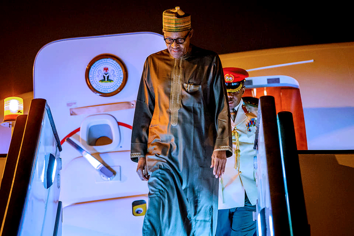 Photos: Buhari arrives Jordan
