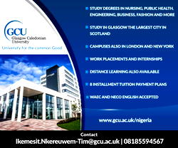 Glasgow Caledonian University Offers Automatic Scholarship For September 2019