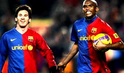 I made Barca win under Guardiola, not Messi  — Eto’o