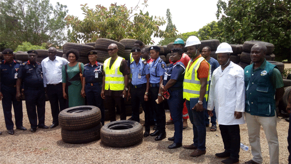 SON destroys sub-standard tyres worth N50m in Enugu