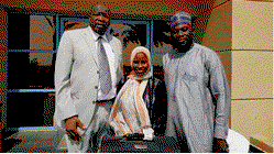 Photo: Moment Zainab Aliyu regained freedom
