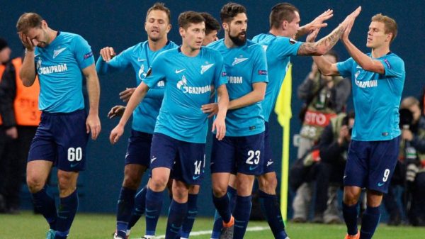 Zenit Russian Premier League Standings