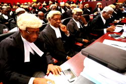 Photos: Obi,  Keyamo, Bulkachawa, others at the 2019 Presidential Election Petition Tribunal