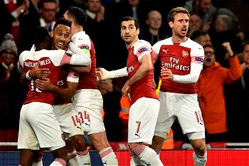 Emery cautious as Lacazette, Aubameyang edge Arsenal towards Europa League final