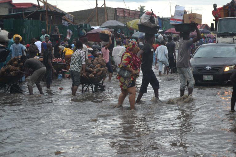 Photos: Flooded Lagos after Monday's downpour - Vanguard News