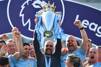 Pep tells Man City squad ‘I will be here next season even in League Two’