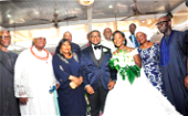 Obaseki, Igbinedion, ex-governors celebrate with Omoruyi on daughter’s wedding