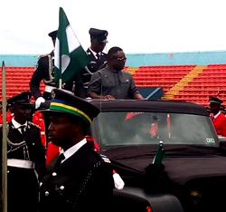 Ayade’s victory dance