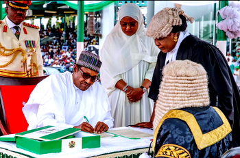 Photos: President Buhari’ Swearing-In Ceremony at the Eagle Square