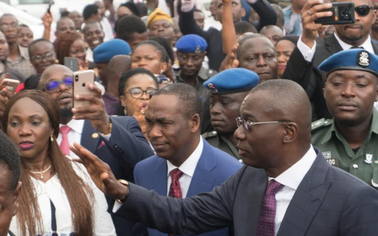 Sanwo-Olu, Hamzat arrive Alausa Secretariat