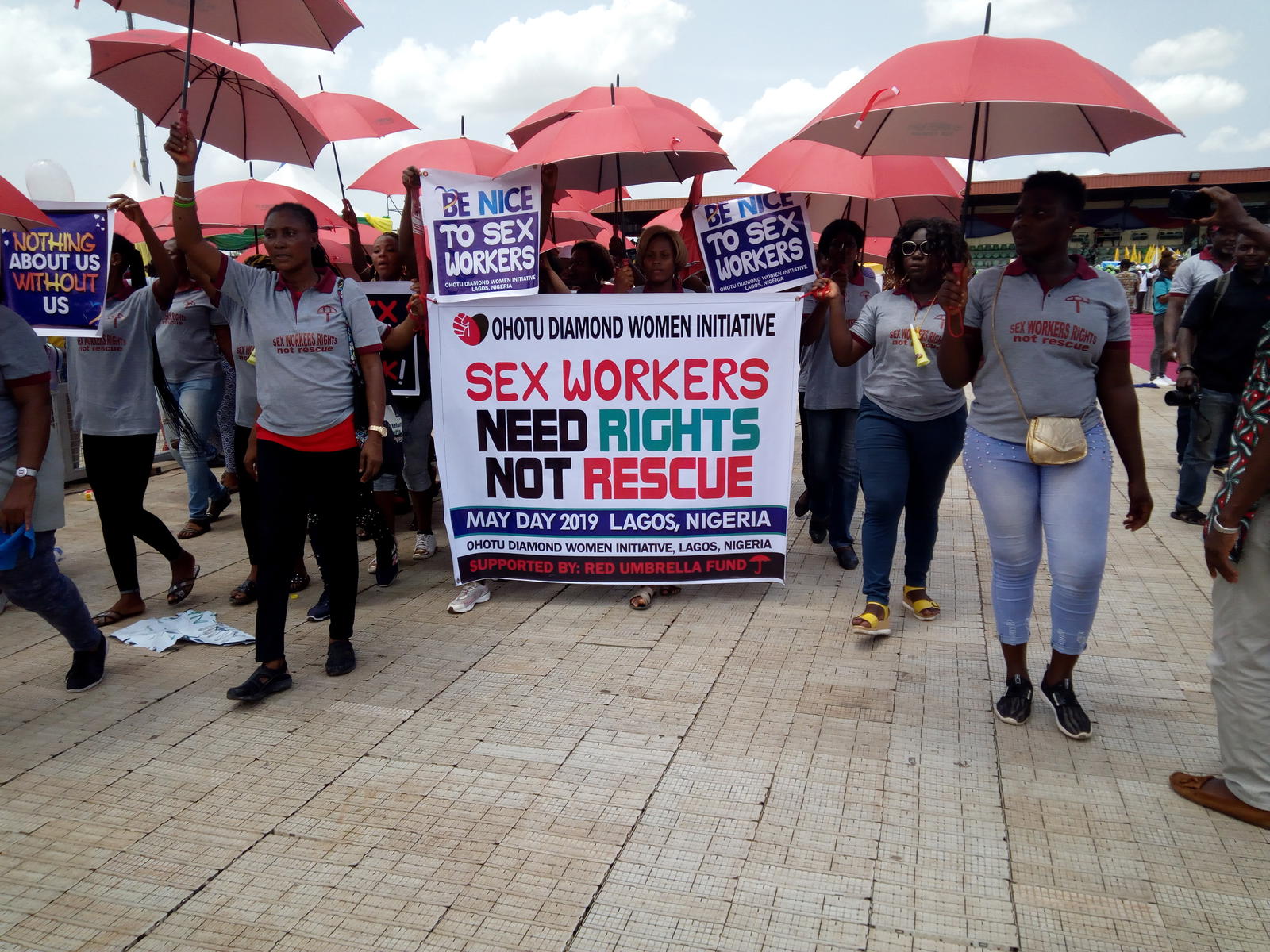 Kajal Photossex - Photos: Sex workers, others participate in May Day - Vanguard News