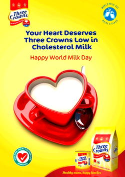 Three Crowns Milk shows care for mothers hearts in World Milk Day campaign