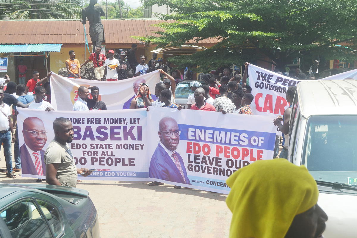 Edo youths embark on solidarity rally in support of Obaseki - Vanguard News