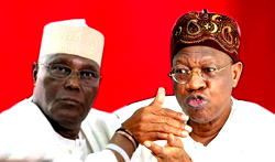 Atiku calls for Lai Mohammed’s arrest