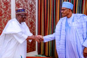 APC crisis: Buhari, Lawan meet in Aso Rock