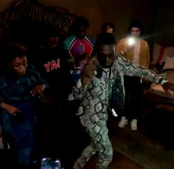 Burna Boy, Mum at BET