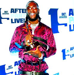 My BET award not for me alone — Burna Boy