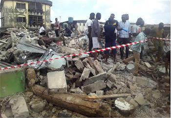 Eight injured as another building collapses in Lagos