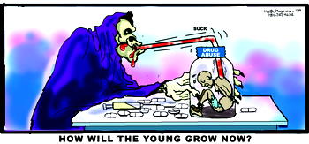 How will the young grow now?