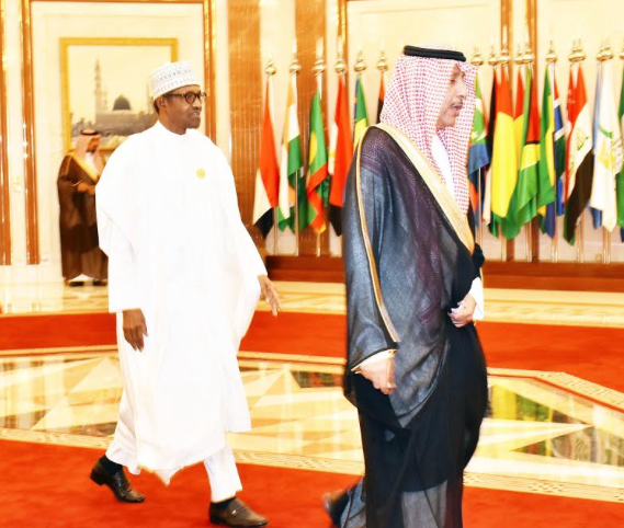 President Muhammadu Buhari at the 14Th Islamic Summit in Makkah Saudi Arabia