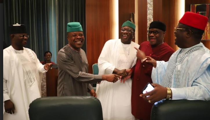 Photos: Buhari Meets With 36 State Governors And Service Chiefs ...