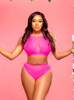 Chika Ike sets the internet on fire with kinky bikini photos