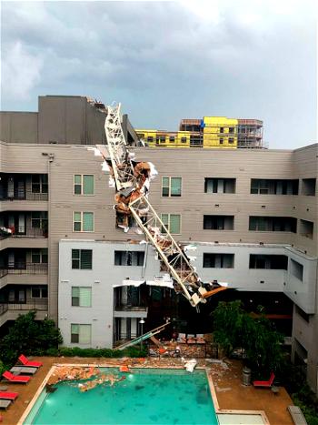 1 dies, 5 injure as crane collapses on building in Dallas