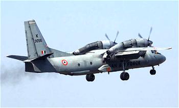 Air force plane goes missing with 13 on board