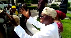 Watch Oyetola’s victory dance after Supreme Court victory over Adeleke