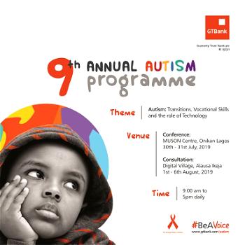 GTBank Holds 9th Annual Autism Conference July 30th – 31st