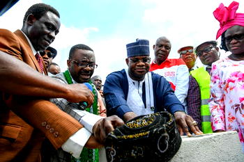 Gov. Bello, CAN President lay foundation for first ever Christian Chapel in Kogi Gov’t House