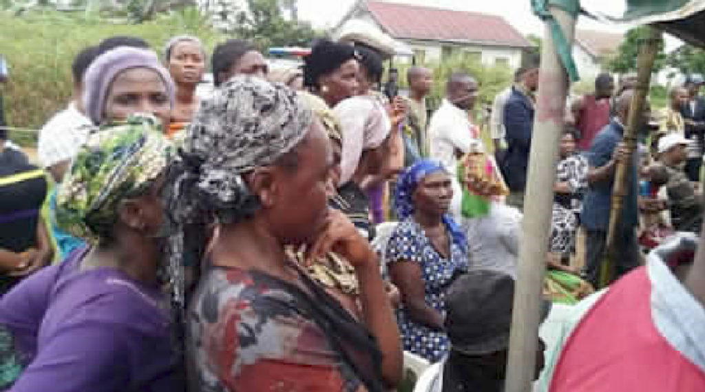 Distraught Bakassi people