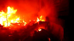 Photos: Fire outbreak at Ojodu Berger market