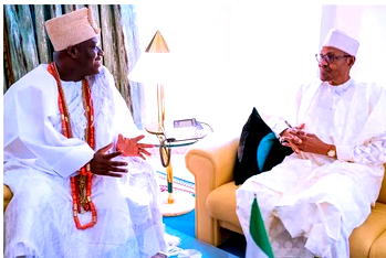 Ruga: Ooni of Ife meets Buhari, says “we don’t want war in South West” 