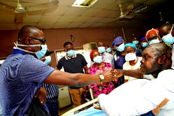 Ijegun fire: Sanwo-Olu visits survivors, warns pipeline vandals