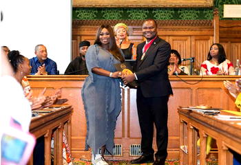 Peace Hyde receives Social Impact Award at UK House of Commons, House of Parliament