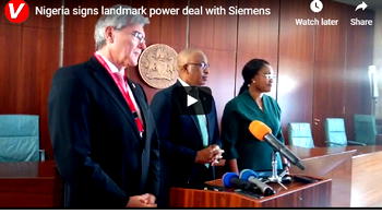 BREAKING: FG signs landmark electricity deal with Siemens (VIDEO)