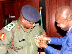 EFCC’s Magu decorates NYSC DG anti-corruption ambassador