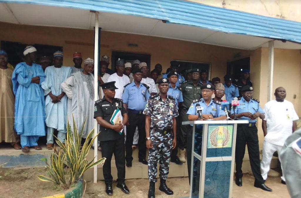 Taraba state Commissioner of Police, Alkasim Sanusi, and others