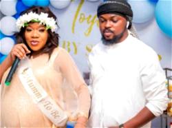 Actress Toyin Abraham welcomes baby boy