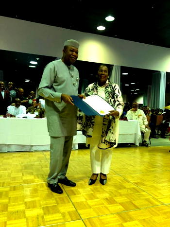 Governor Emmanuel receives recognition in US